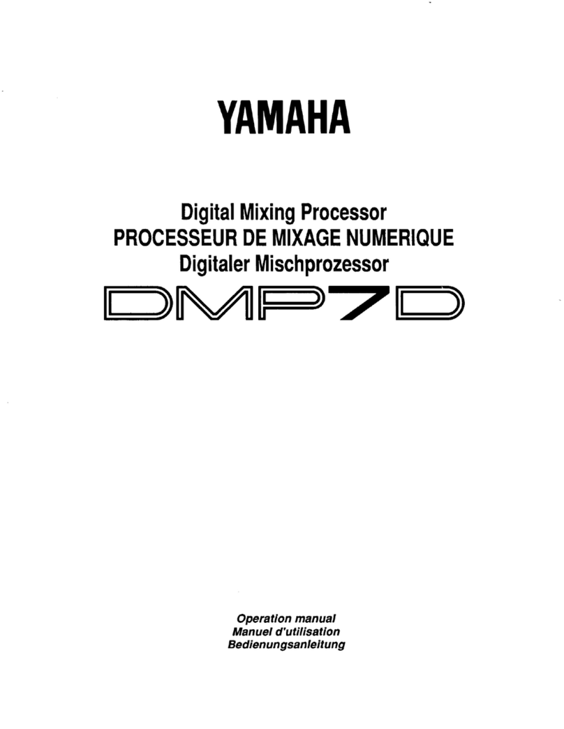 Yamaha DMP7D Operation manual