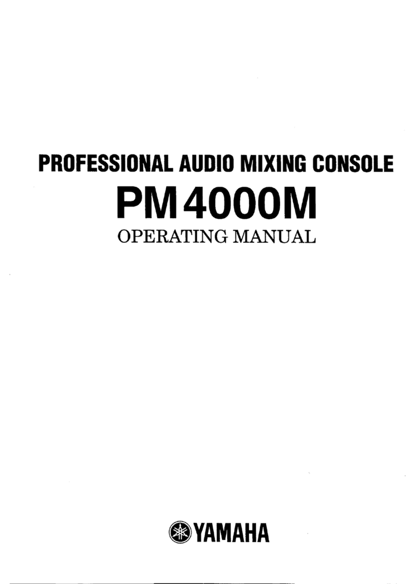Yamaha PM4000M operating manual