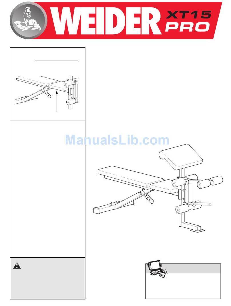 Weider WEBE09100 User manual