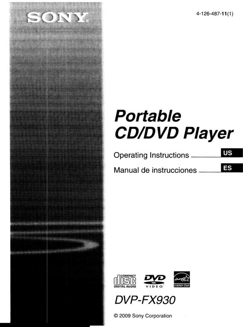 Sony DVP-FX930 User manual Sony DVP-FX930 User manual