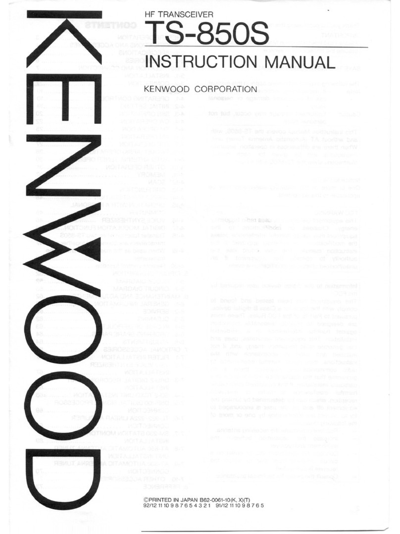 Kenwood TS-850S User manual