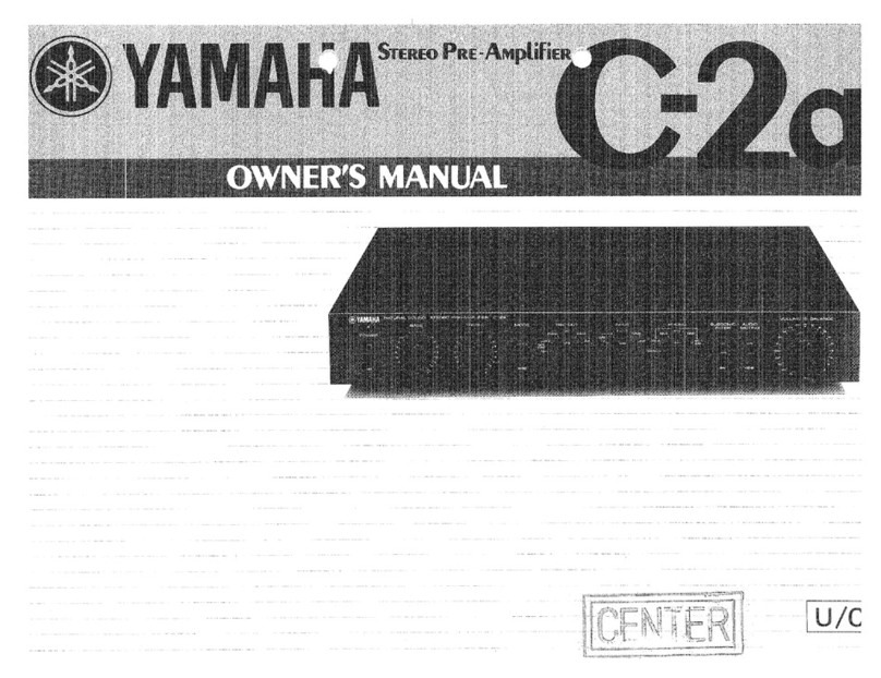 Yamaha C-2a User manual