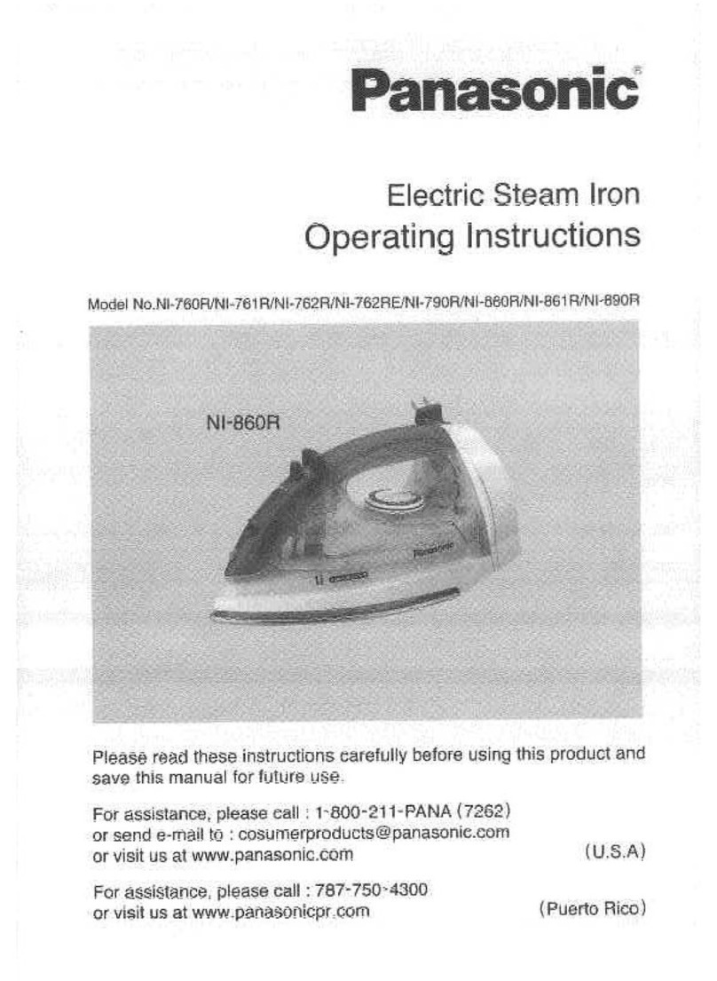 Panasonic NI-760R operating instructions