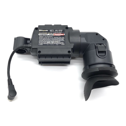 Panasonic AGVF5P - 1.5" B&W VIEWFINDER User manual Panasonic AGVF5P - 1.5" B&W VIEWFINDER User manual