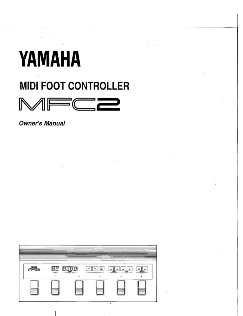 Yamaha MFC2 owner's manual