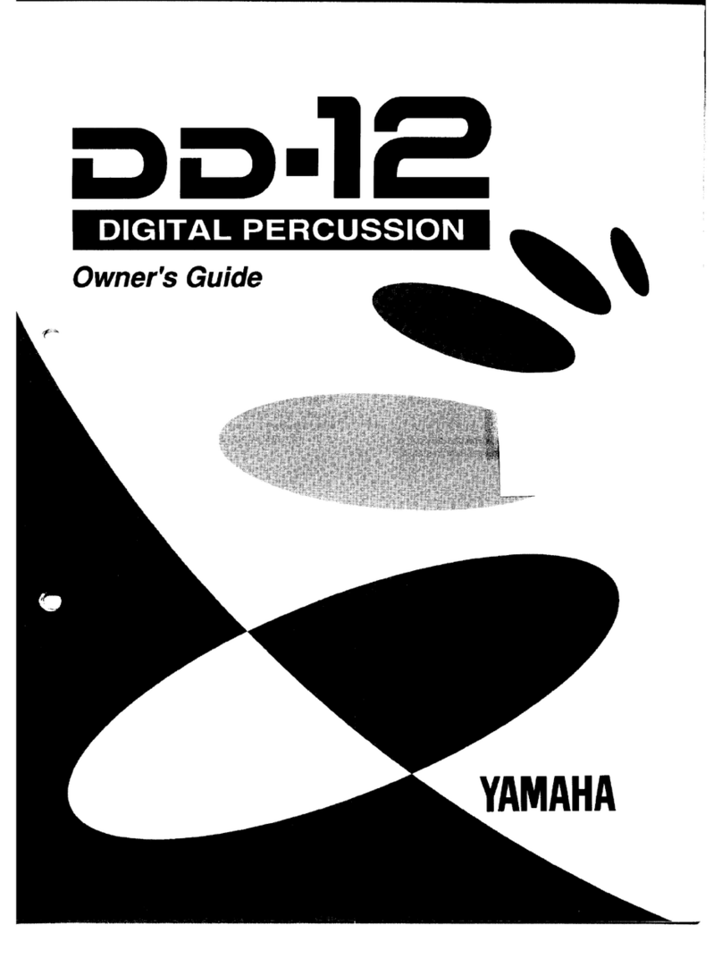 Yamaha DD-12 User manual