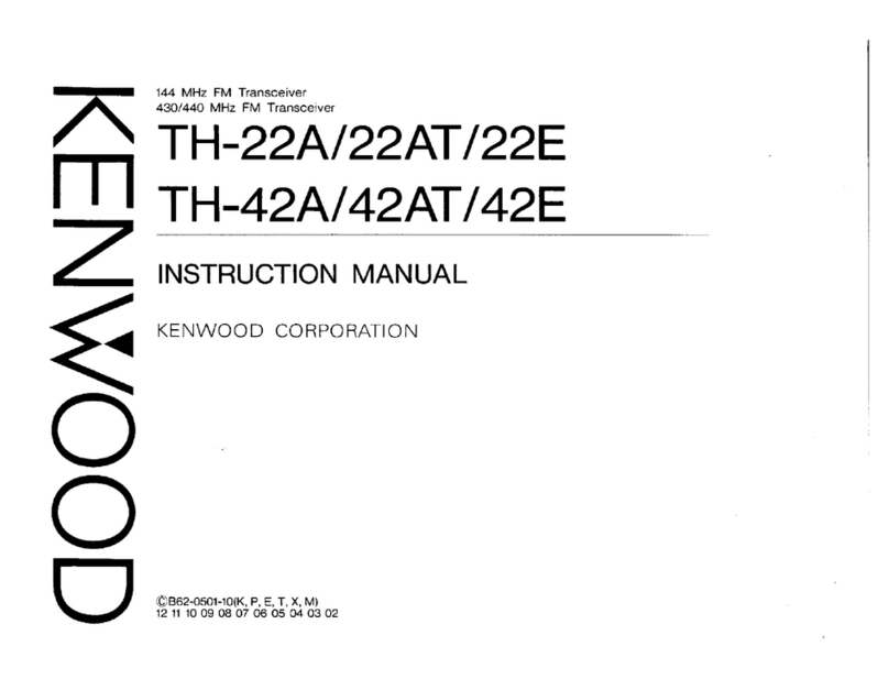 Kenwood TH-22A User manual