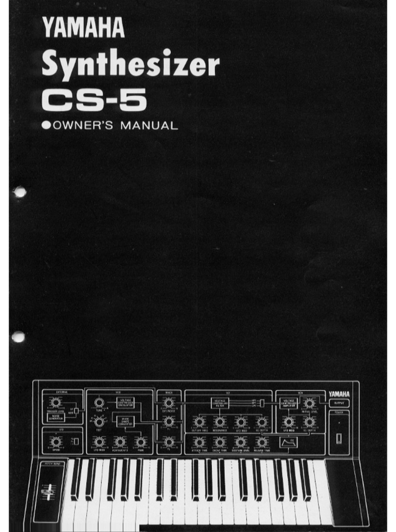 Yamaha CS-5 User manual