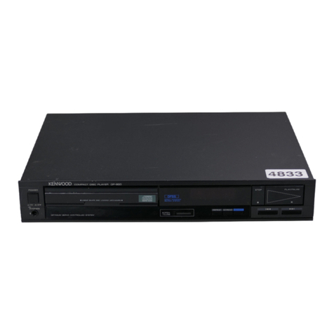 Kenwood DP-850 User manual