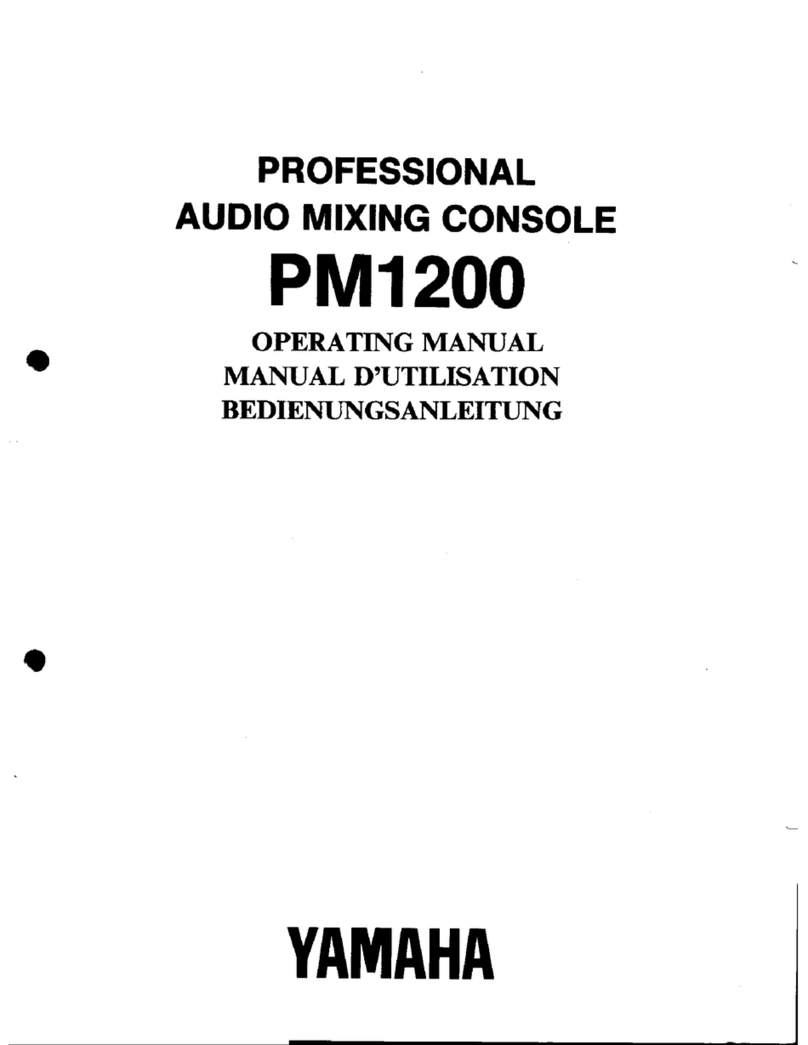 Yamaha PM1200 operating manual