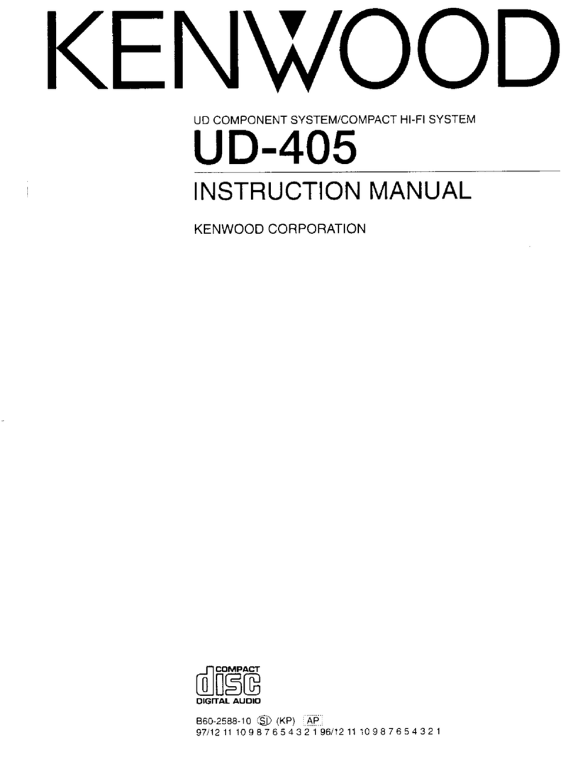 Kenwood UD-405 instruction manual