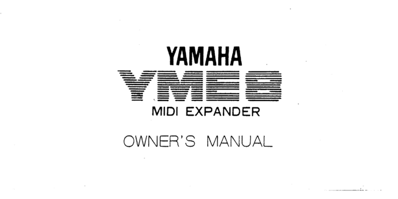 Yamaha YME8 owner's manual