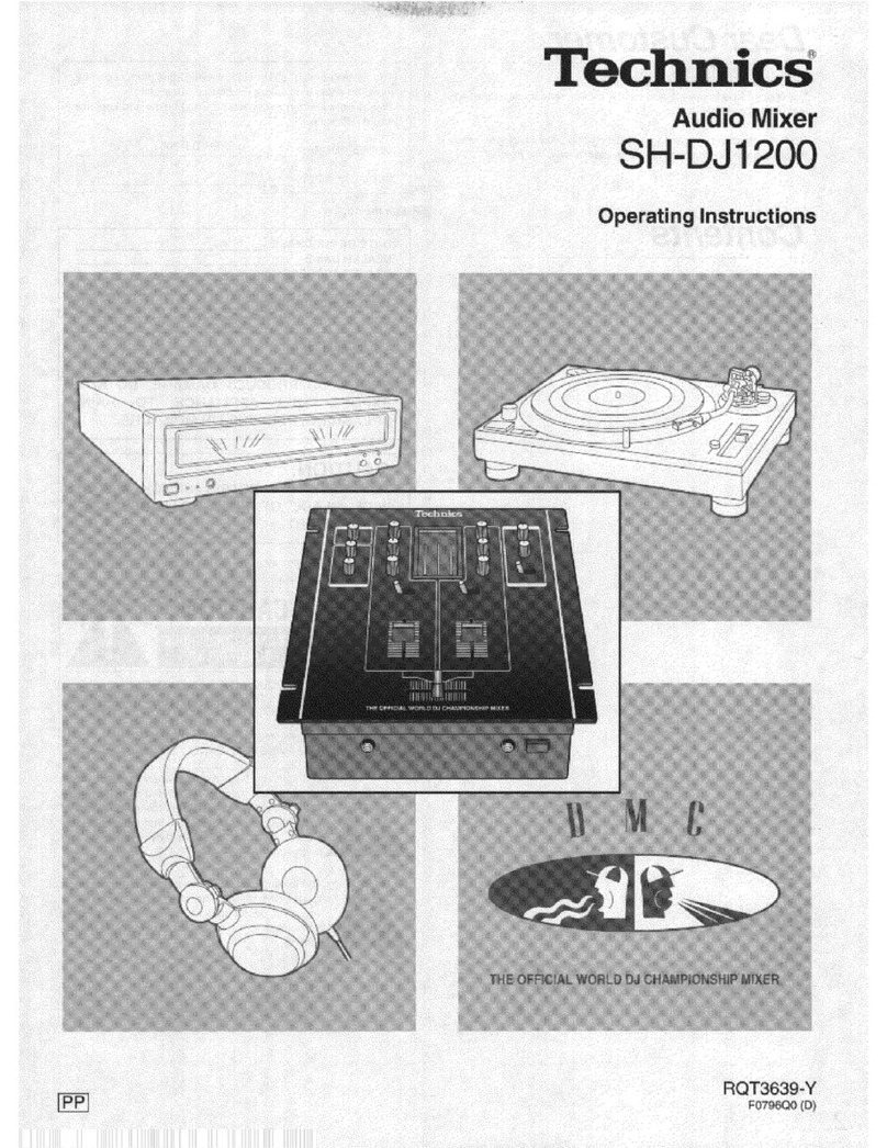Technics SH-DJ1200 operating instructions