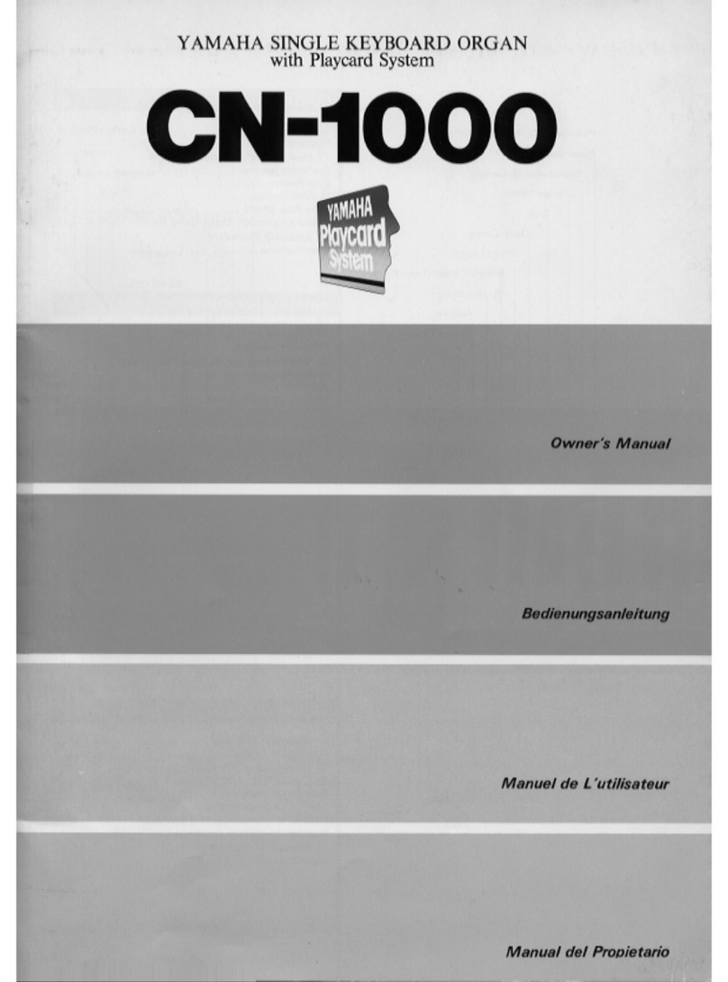 Yamaha CN-1000 owner's manual