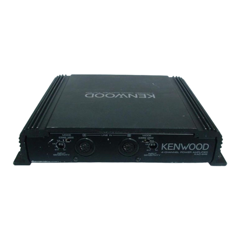 Kenwood KAC-642 instruction manual