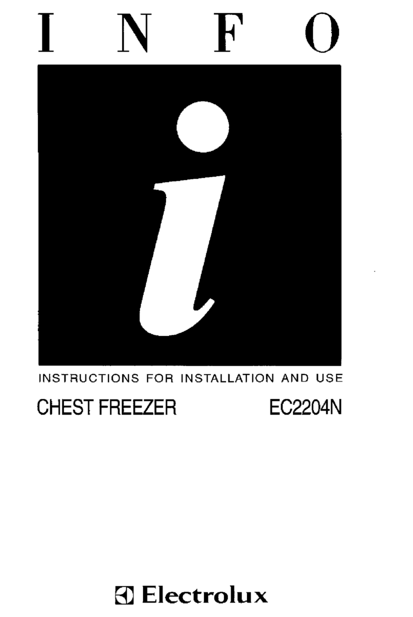 Electrolux EC2204N Instructions for installation and use