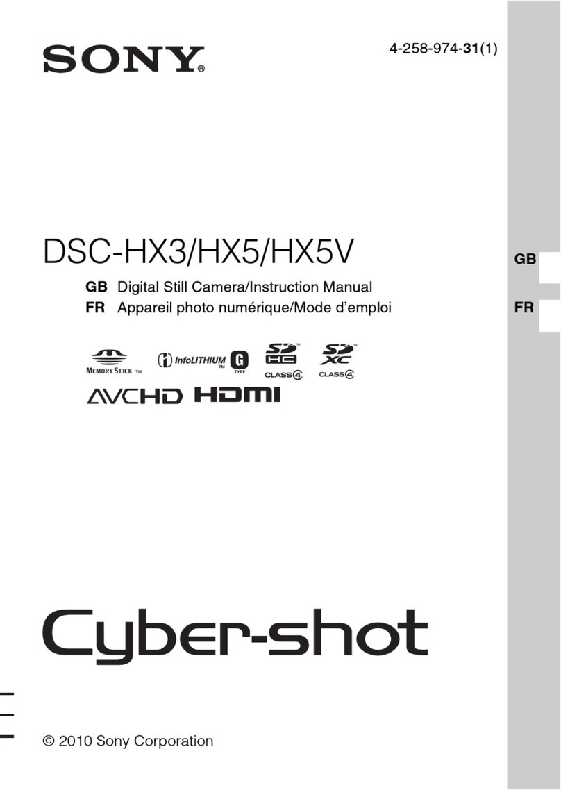Sony Cyber-shot DSC-HX3 User manual