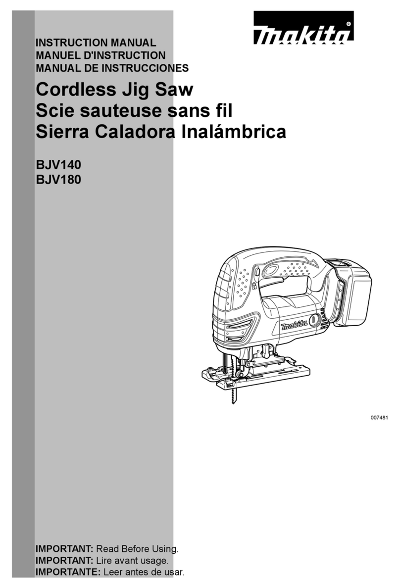 Makita BJV140 User manual