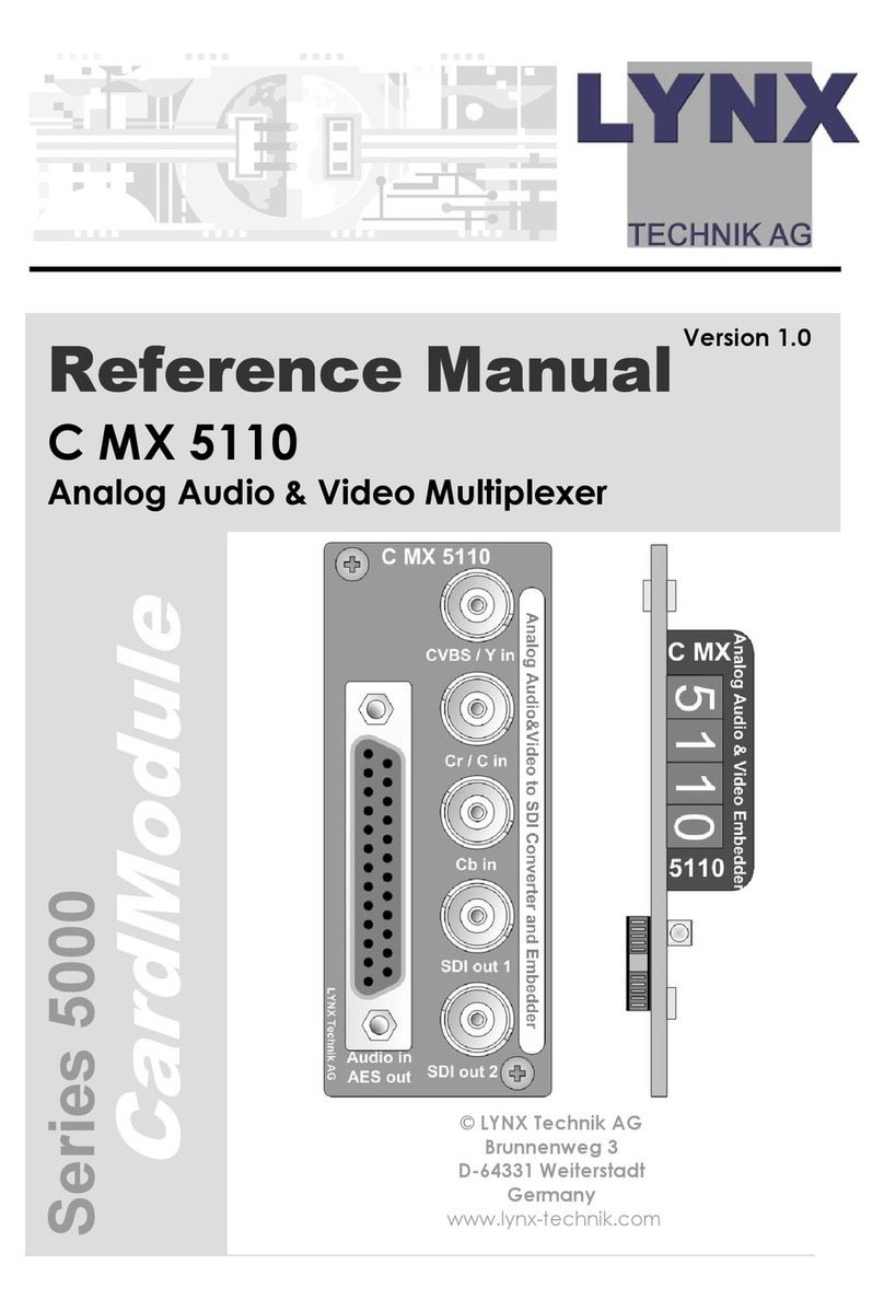 Lynx C MX 5110 Reference manual