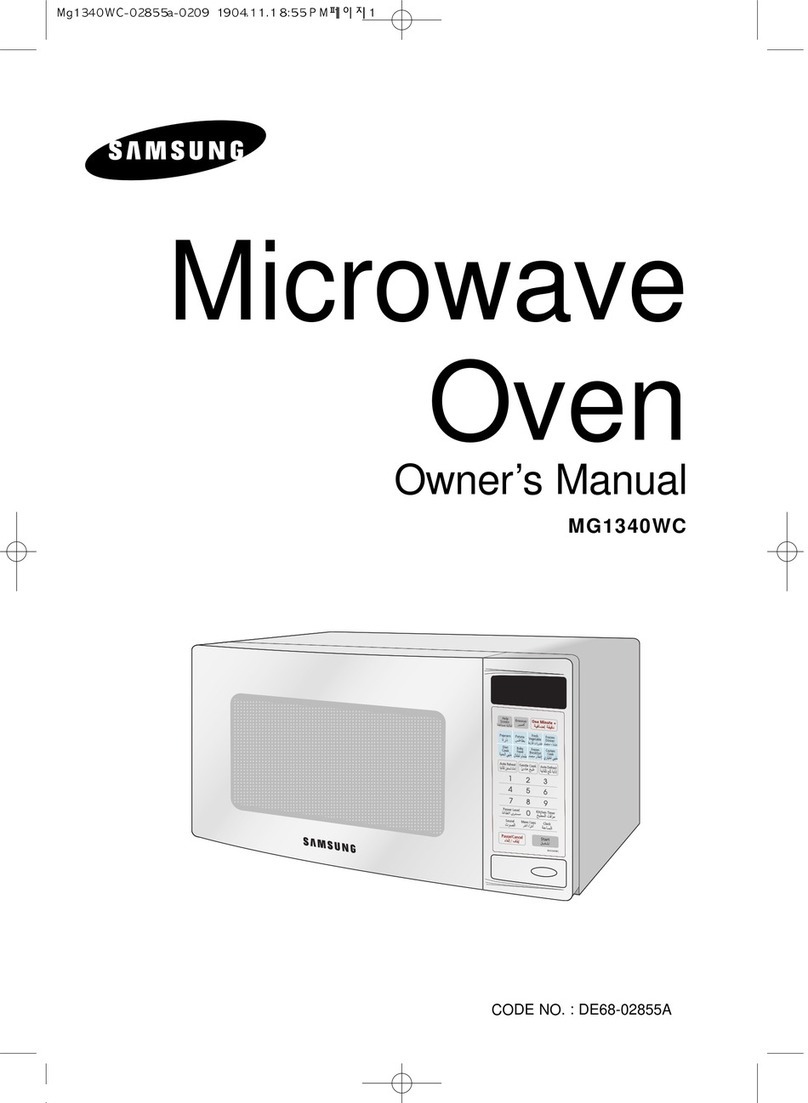 Samsung MG1340WC User manual