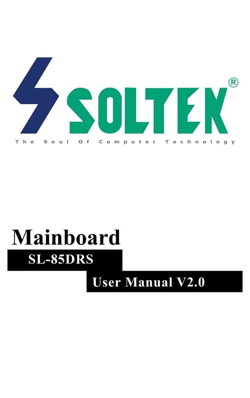 SOLTEK SL-85DRS User manual