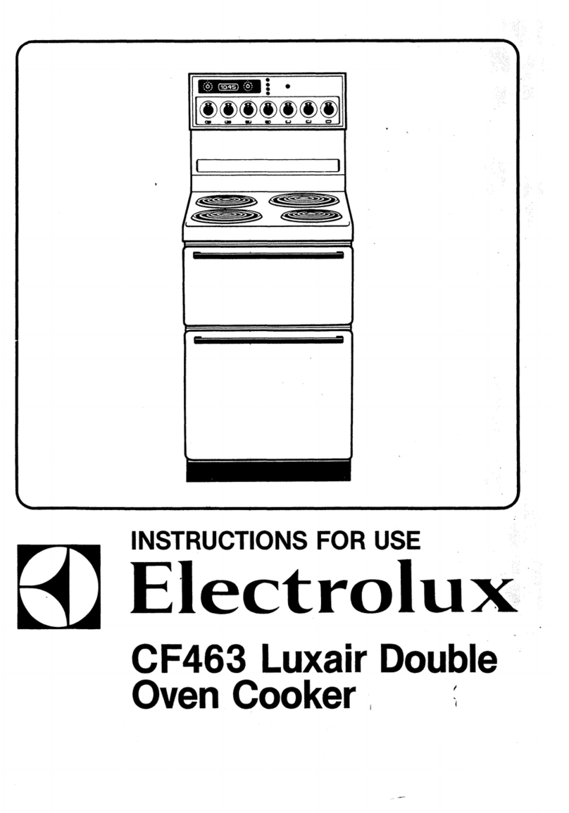 Electrolux CF463 User manual Electrolux CF463 User manual