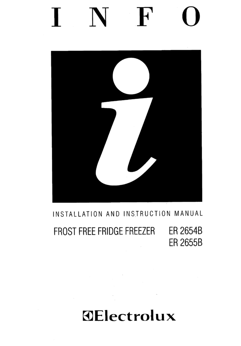 Electrolux ER 2655B Installation and instruction manual