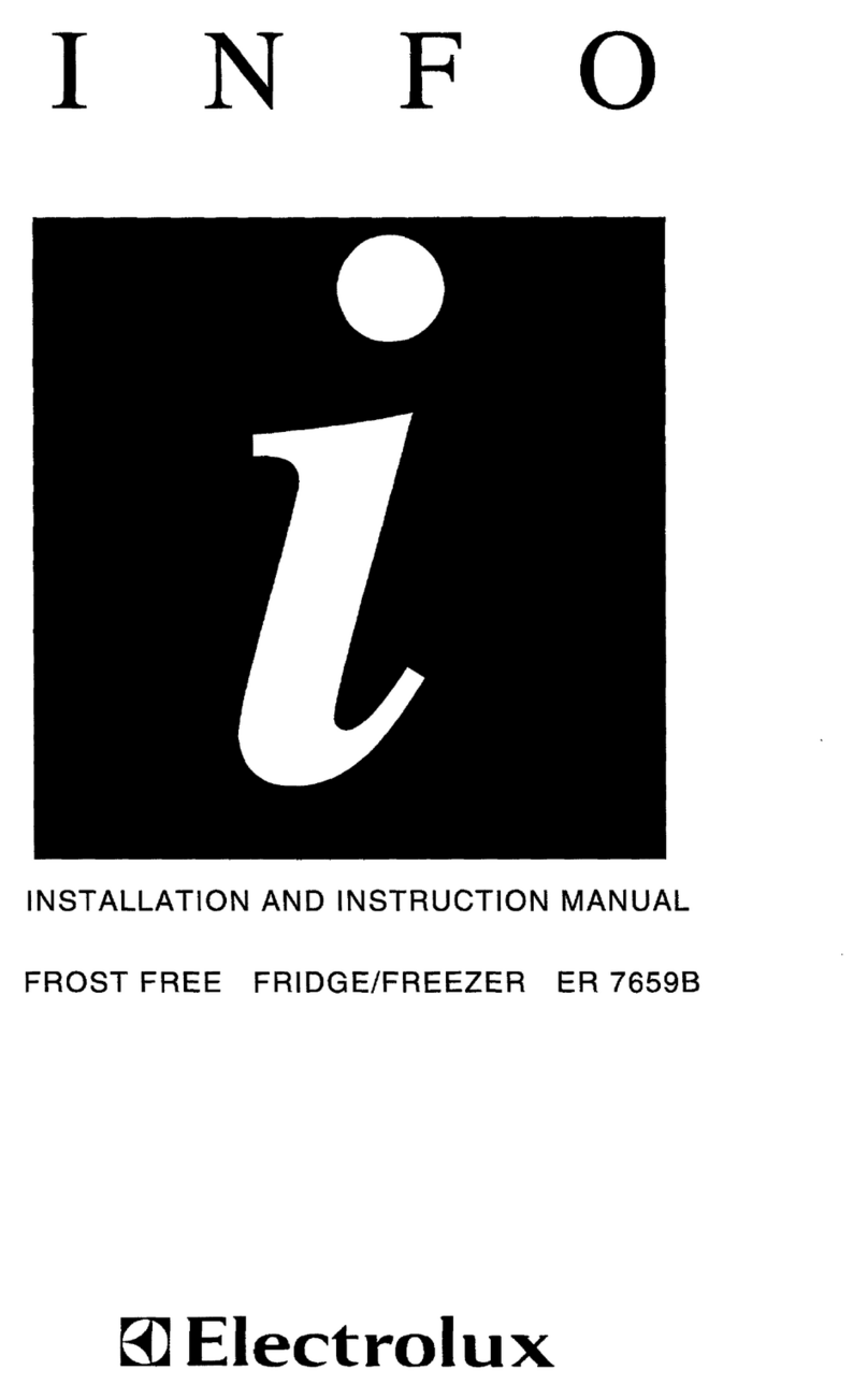 Electrolux ER 7659B Installation and instruction manual