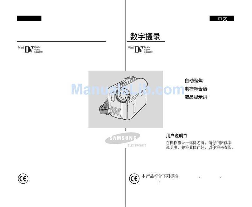 Samsung VP-D451 Owner's manual