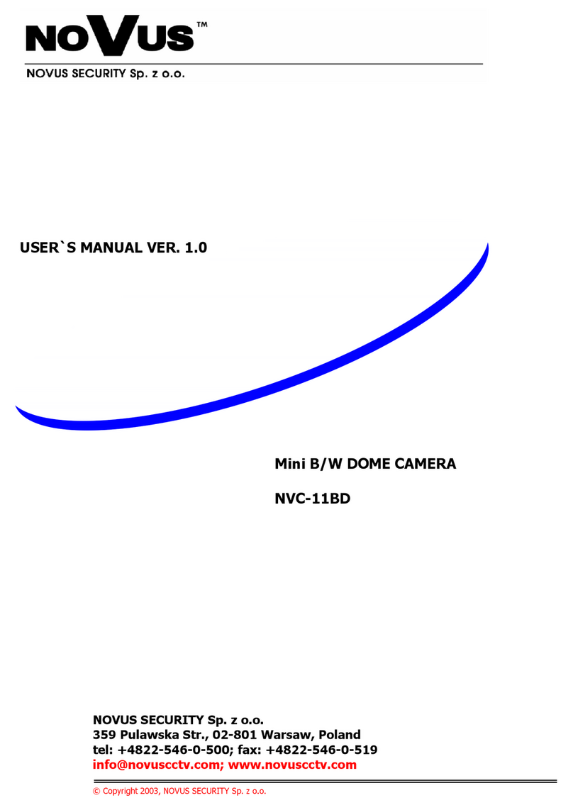 Novus NVC-11BD User manual