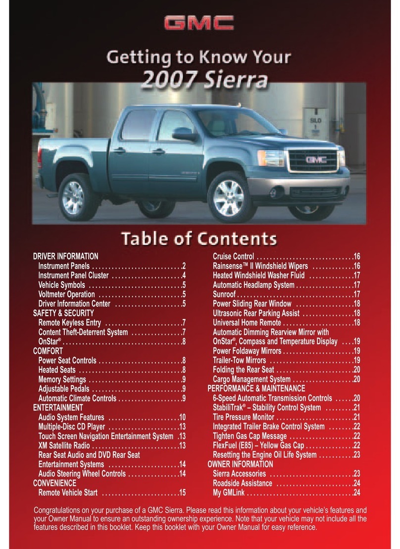 GMC 2007 Sierra Assembly instructions