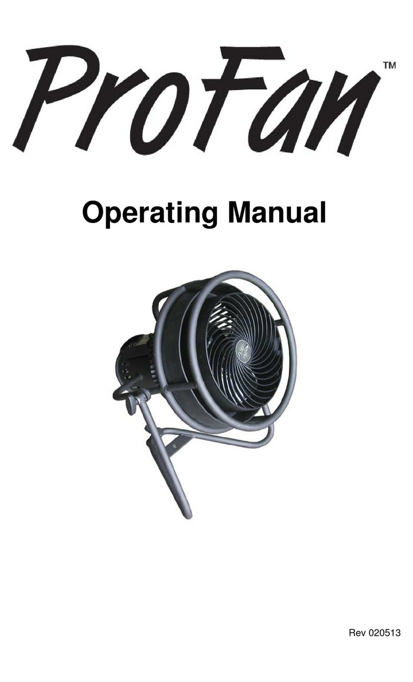 TMB ProFan operating manual