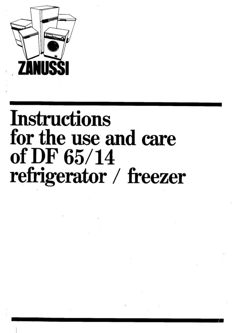 Zanussi DF 65 User manual