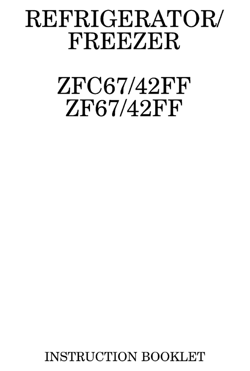 Zanussi ZFC67/42FF Instruction booklet