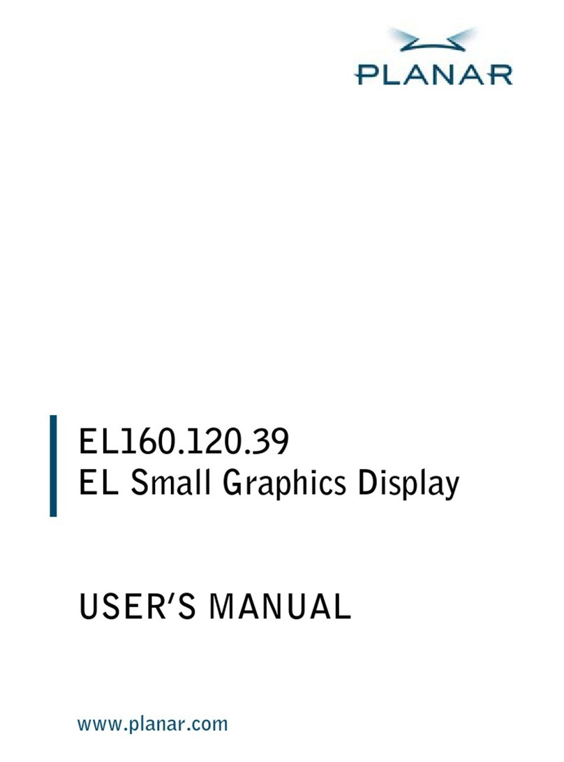 Planar EL160.120.39 User manual