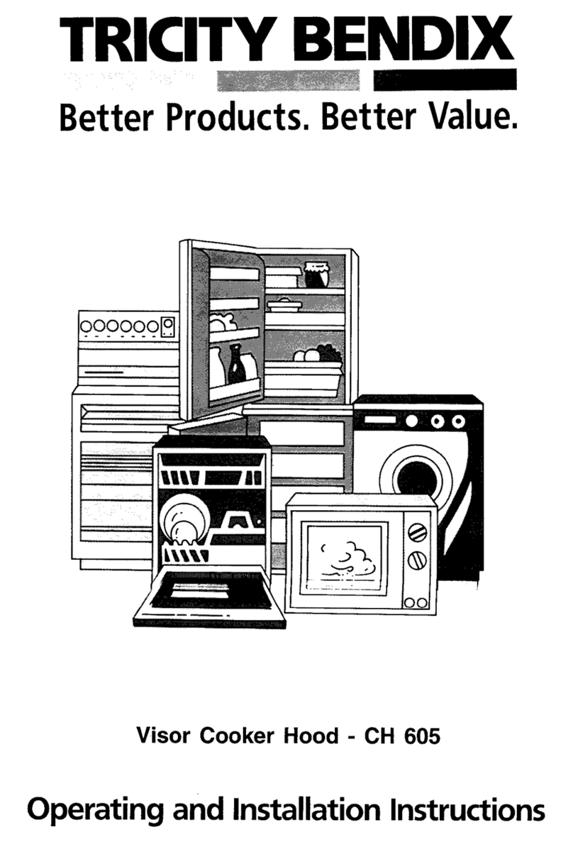 Tricity Bendix CH 605 User manual