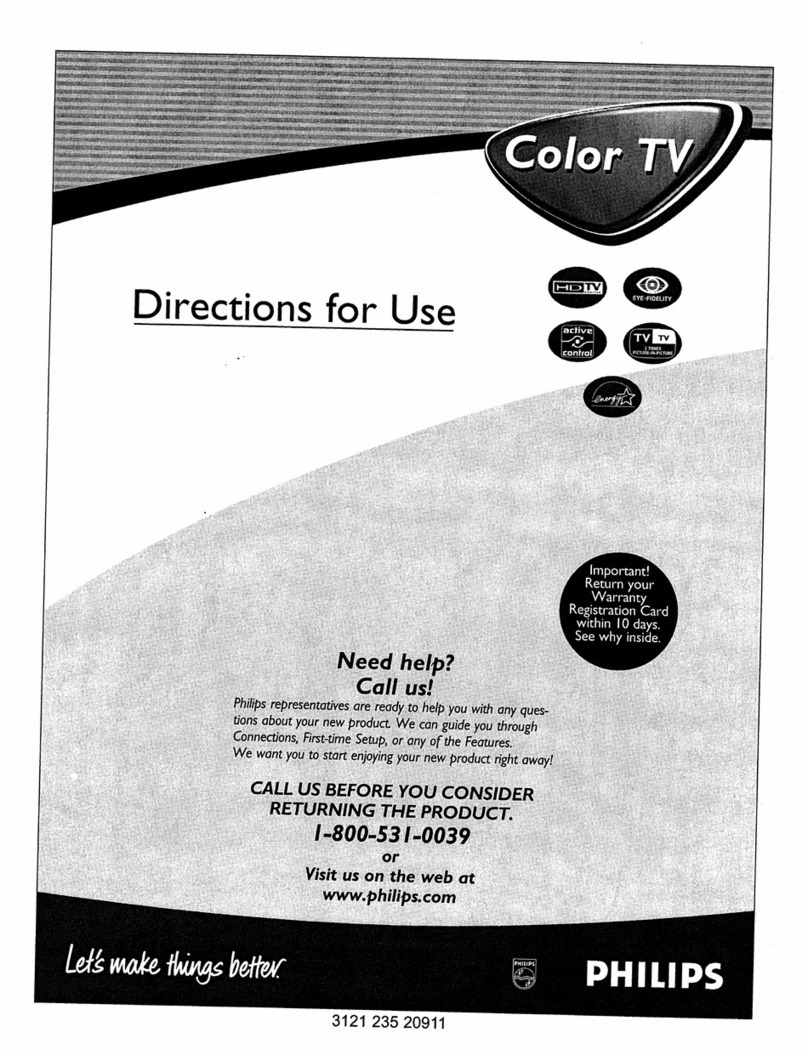 Philips Color TV Manual
