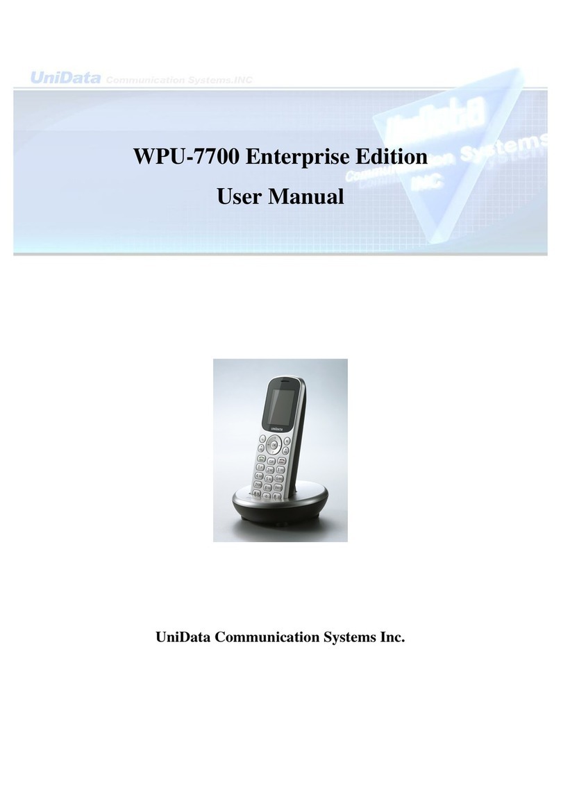 UniData Communication Systems WPU-7700 Enterprise Edition user manual