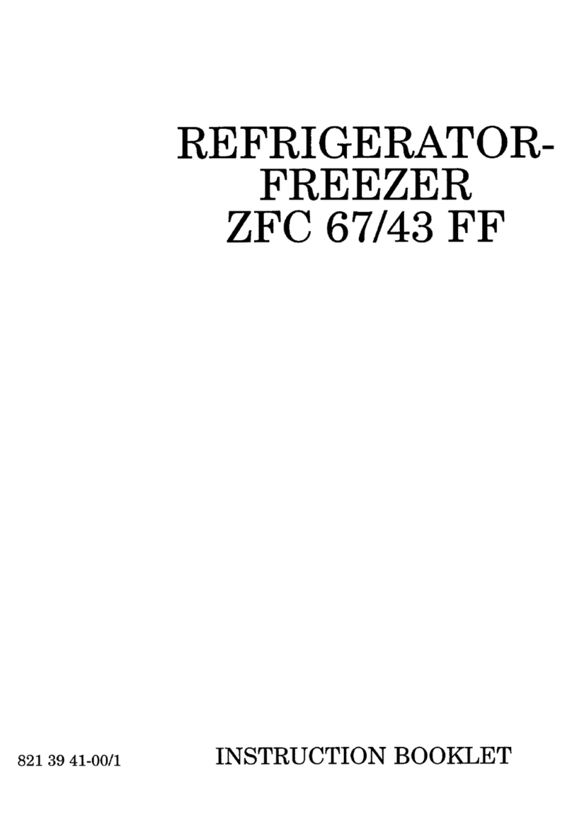 Zanussi ZFC 67/43 FF Instruction booklet