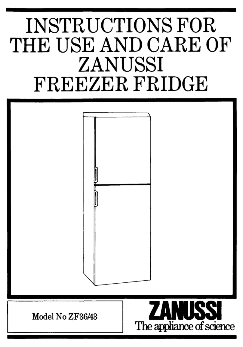 Zanussi ZF36 Operating and safety instructions