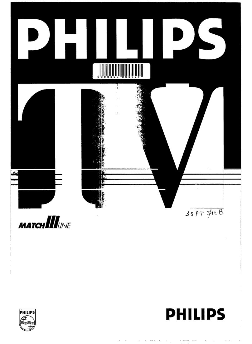 Philips Matchline 33PT712B User manual Philips Matchline 33PT712B User manual