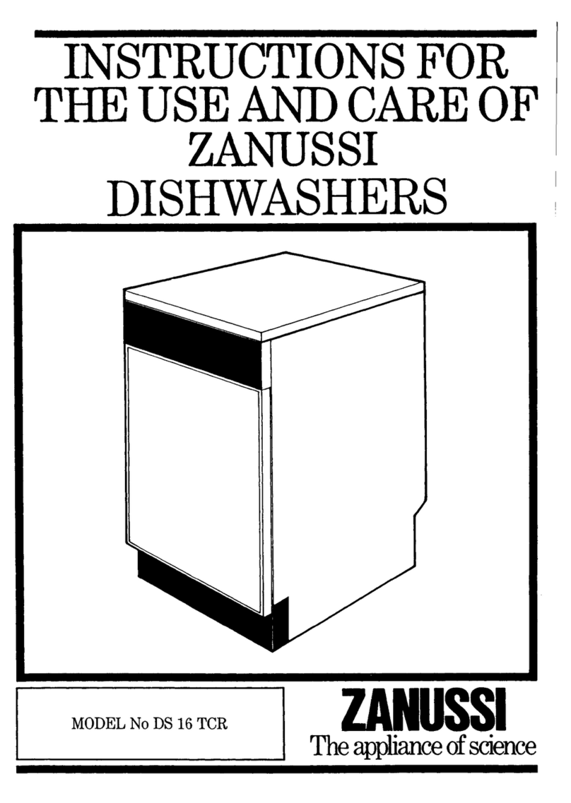 Zanussi DS 16 TCR Assembly instructions