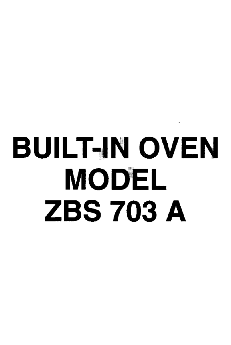 Zanussi ZBS 703 A Instruction book