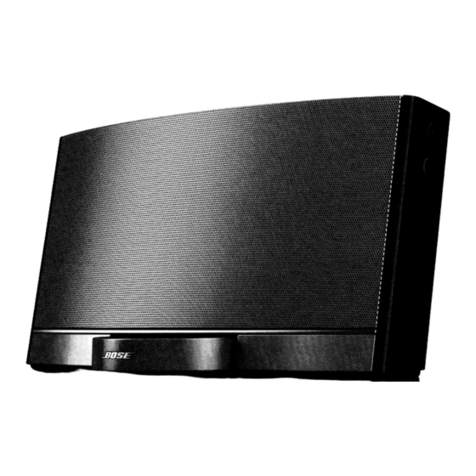 Bose SOUNDDOCK PORTABLE DIGITAL MUSIC SYSTEM User manual