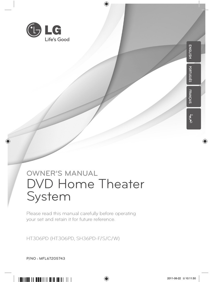 LG HT306PD User manual