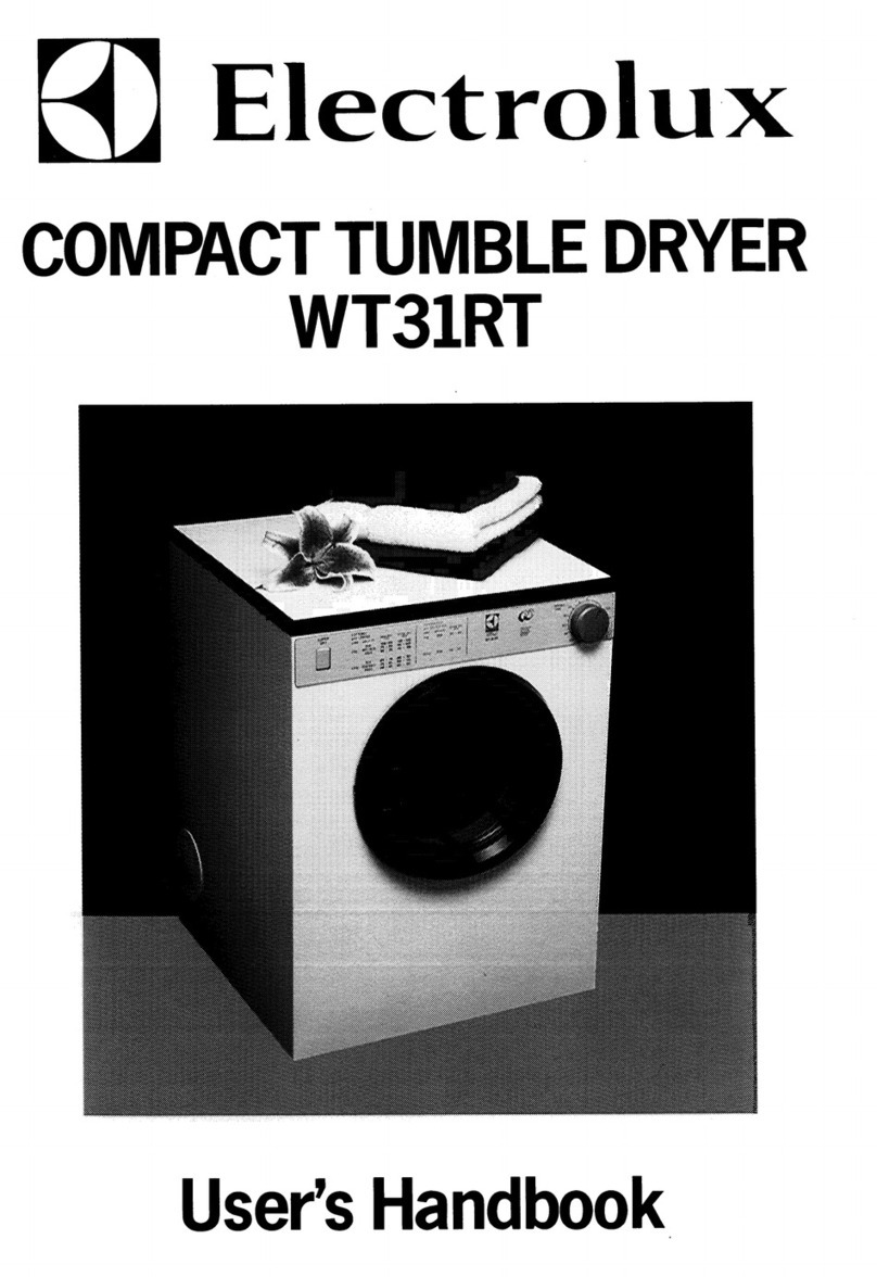 Electrolux WT31RT Instruction Manual Electrolux WT31RT Instruction Manual