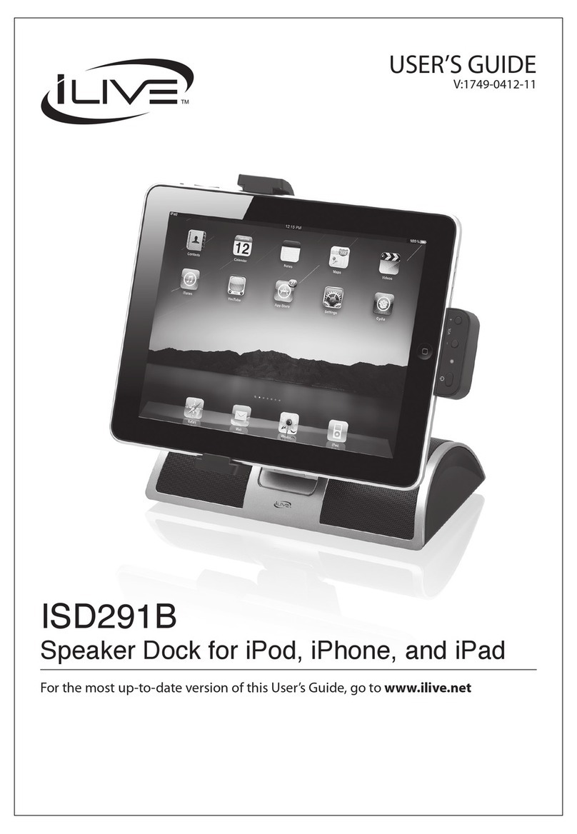 iLive ISD291B User manual