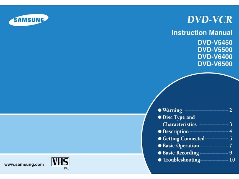 Samsung DVD-V5450 User manual