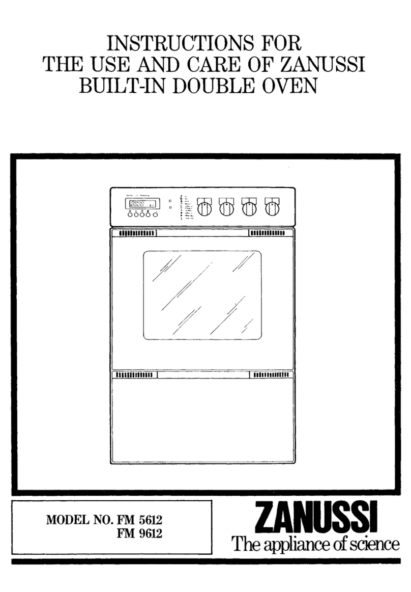 Zanussi FM 9612 Instructions for the use and care