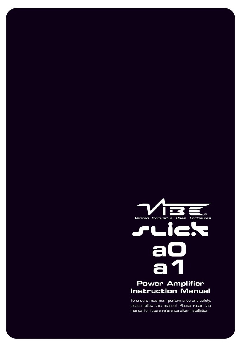 Vibe SLICK a0 User manual
